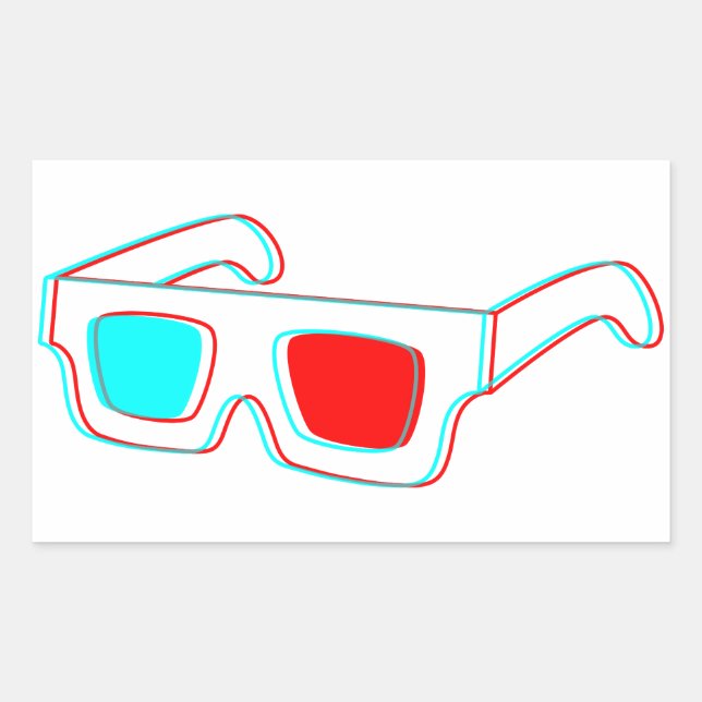 3D-Glasdesign - Aufkleber (Vorderseite)
