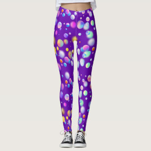 3D-Gleitschalenmuster DPurple BG Leggings