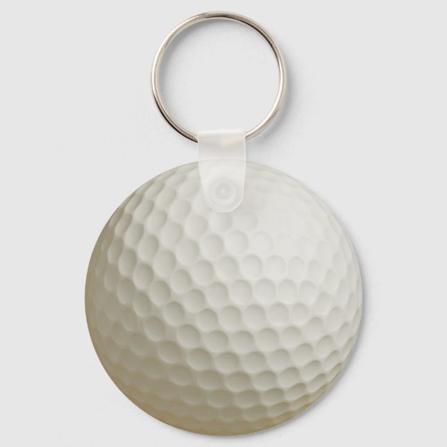3D Golf Ball Design – Custom Option keychain Schlüsselanhänger (Vorderseite)