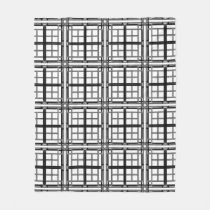 3D grey geometric abstract pattern background.3d b Fleecedecke