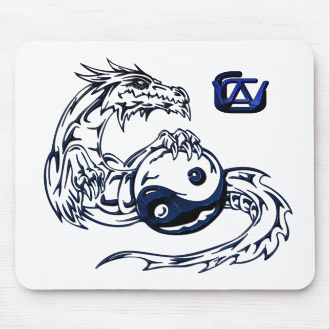 3D GWC Tätowierung - die Grau-Kriegs-Chroniken Mousepad (Vorne)