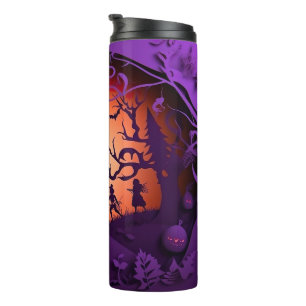 3d Halloween Hexe Thermosbecher