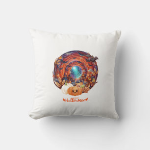 3D Halloween Spirale verzaubern Kissen