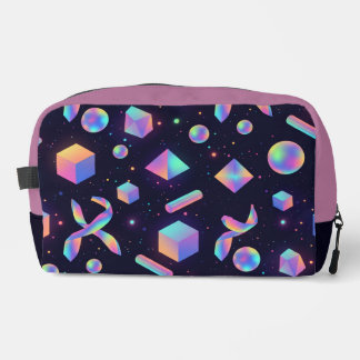 3D Holographic Geometric Aesthetic Makeup Bag Waschbeutel