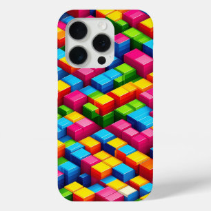 3D Isometrische Farbige Blöcke Handyhülle - Lebend Case-Mate iPhone Hülle