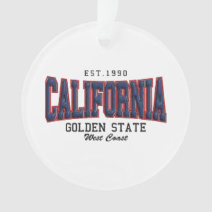 3D Kalifornien Ornament