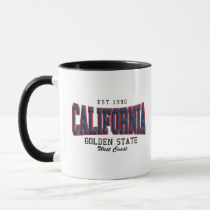 3D Kalifornien Tasse