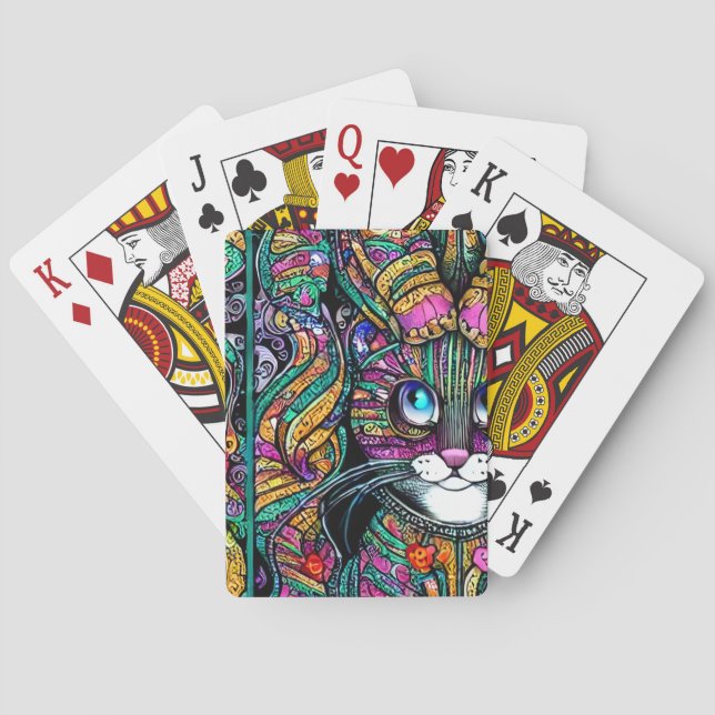 3D Klare, sehr wenig Niedliche Ganzkörper Schöne K Spielkarten (Rückseite)