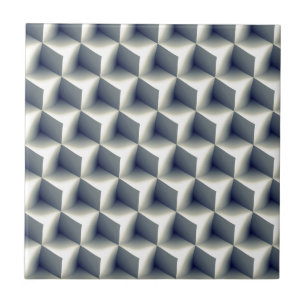 3D-Kubikmuster Fliese