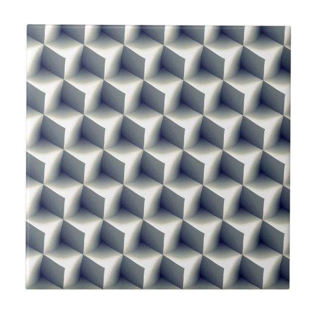 3D-Kubikmuster Fliese (Vorderseite)