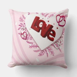 3D-Liebe Kissen