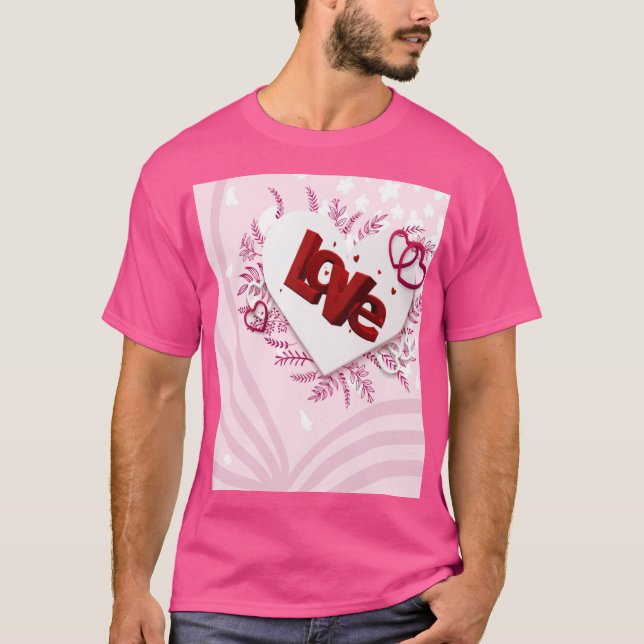 3D-Liebe T-Shirt (Vorderseite)
