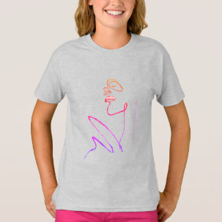 3D Line Art Side B - Artist - CardArts T-Shirt