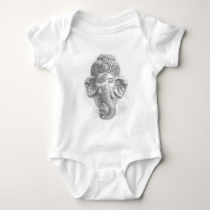 3D Lord Ganesha - Om Baby Strampler