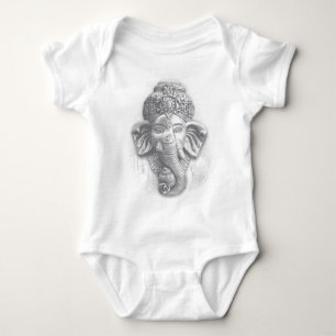 3d Lord Ganesha - OM Baby Strampler