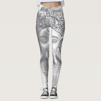 3d Lord Ganesha - Om Leggings