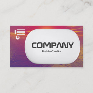 3d Lozenge - Sunrise Sunset Visitenkarte