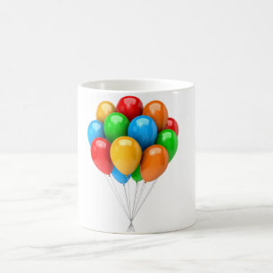 3D Luftballons Kaffeetasse