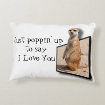 3D Meerkat lässt Sie ihn kennen Lieben Sie und er