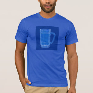 3D-Modell eines Bierkrugs T-Shirt
