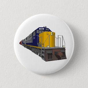  3D-Modell: Güterzug: Eisenbahn: Button