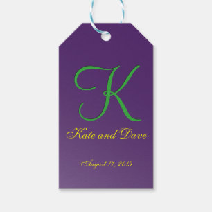 3d Monogram Lila Fab Fun Geschenkanhänger