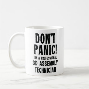 3D-Montagetechniker Kaffeetasse
