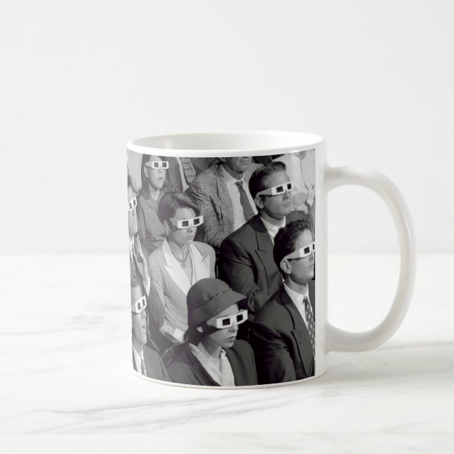 3D Movie People Theater Foto Tasse Kaffee Tasse Cu (Rechts)