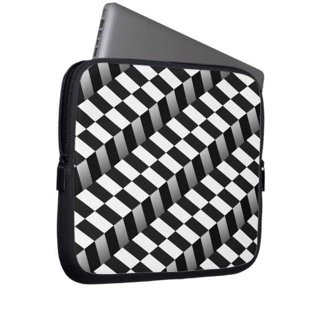 3D-Muster-Kunst-Laptop-Hülle Laptopschutzhülle (Vorne Rechts)