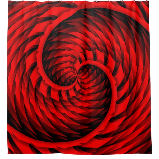 3D Neues Design auf einzigartiger Form3d,3d Hinter Duschvorhang (Vorderseite)