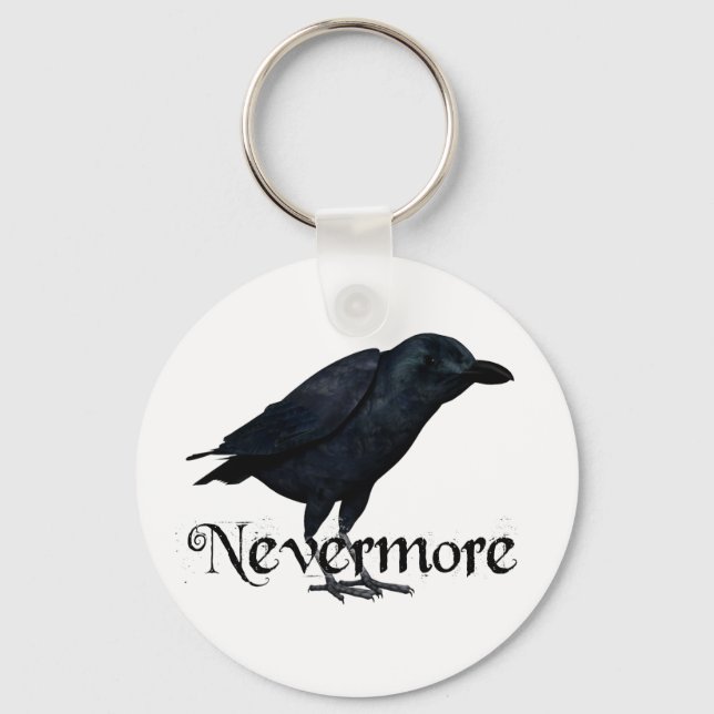 3D Nevermore Raven Schlüsselanhänger (Vorderseite)