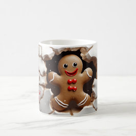 3D niedlich Snowman Weihnachten Kaffeetasse