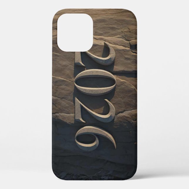 3D Number Design for New Year 2026 Case-Mate iPhone Hülle (Rückseite)