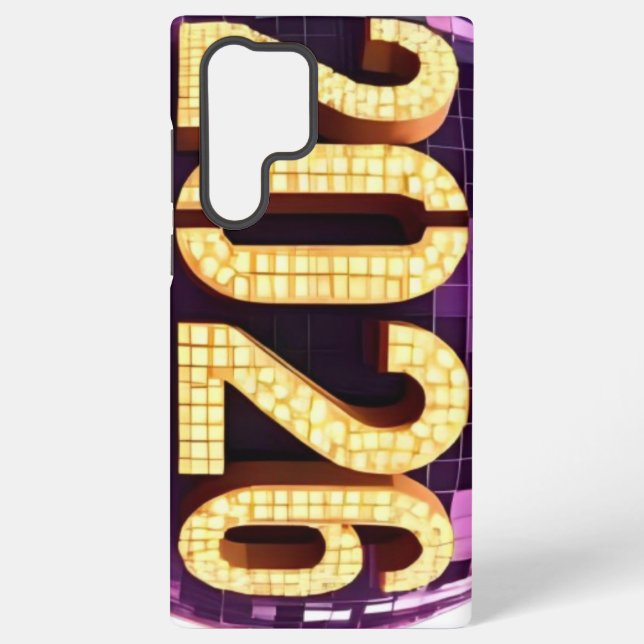  3D Number Design for New Year 2026 Samsung Galaxy Hülle (Rückseite)