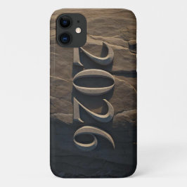 3D-Nummerndesign für das neue Jahr 2026 Case-Mate iPhone Hülle