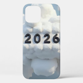 3D-Nummerndesign für das neue Jahr 2026 Case-Mate iPhone Hülle