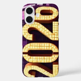 3D-Nummerndesign für das neue Jahr 2026 iPhone 16 Hülle