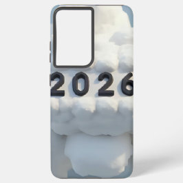 3D-Nummerndesign für das neue Jahr 2026 Samsung Galaxy Hülle