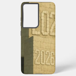 3D-Nummerndesign für das neue Jahr 2026 Samsung Galaxy Hülle