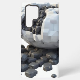 3D-Nummerndesign für das neue Jahr 2026 Samsung Galaxy Hülle