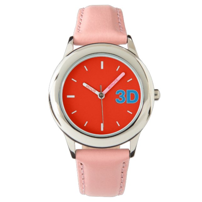 3D O'Clock 2. Armbanduhr (Vorderseite)