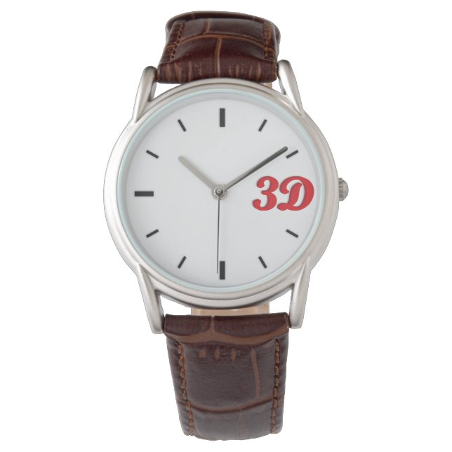 3D O'Clock C1. Armbanduhr (Vorderseite)