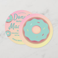 3D Ombre Aquamarin und rosa Donut Sprinkle Mix Rou