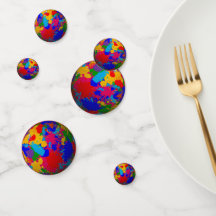 3D Paint Spritzer Confetti