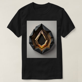 3D Paper Art Design T - Shirt