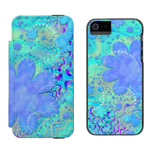 3D Pastel Blume Psychedelic Incipio Watson™ iPhone 5 Geldbörsen Hülle