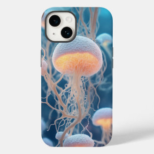"3D Pastel weiße menschliche Zellen mit wurzelförm Case-Mate iPhone 14 Hülle