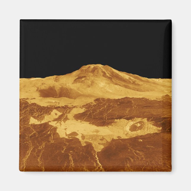 3D-Perspektive Maat Mons auf der Venus Magnet (Vorne)