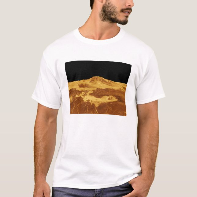 3D-Perspektive Maat Mons auf der Venus T-Shirt (Vorderseite)