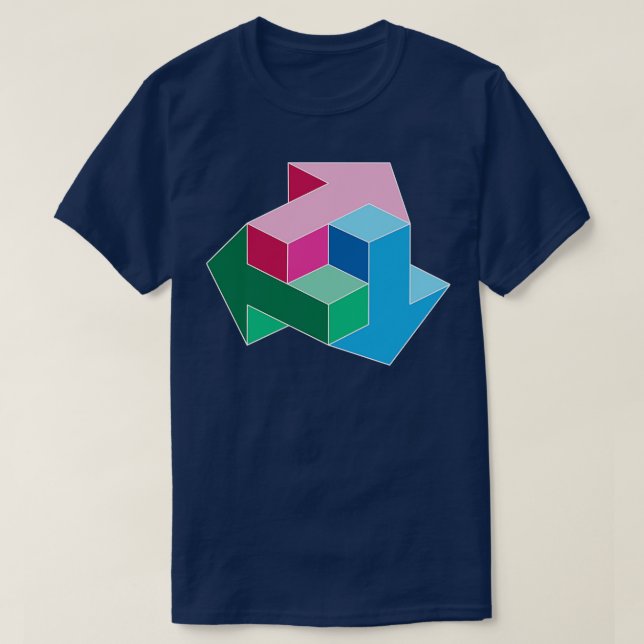 3D-Pfeile T-Shirt (Design vorne)